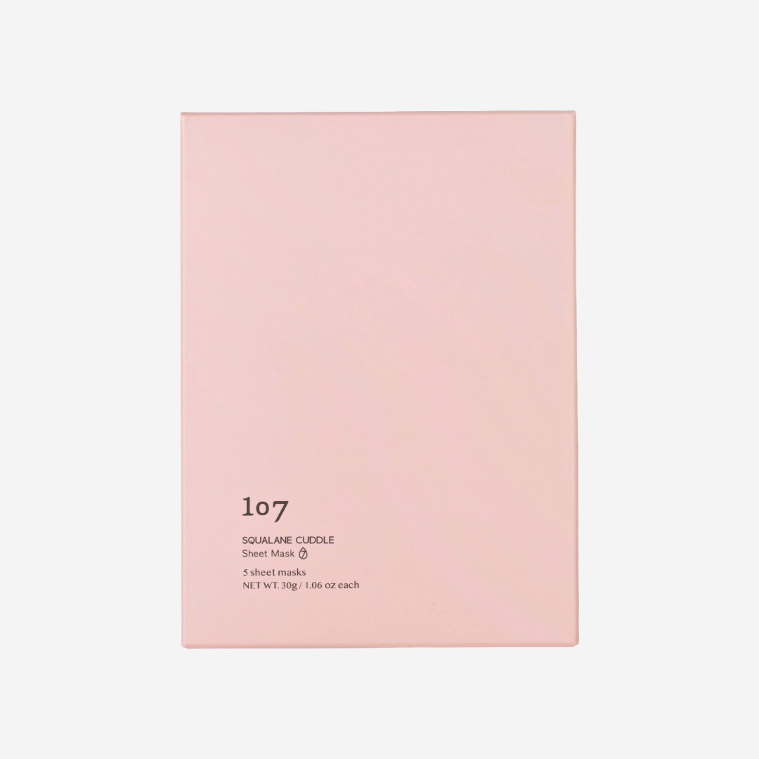 107 SQUALANE CUDDLE Sheet Mask (5 Sheets)