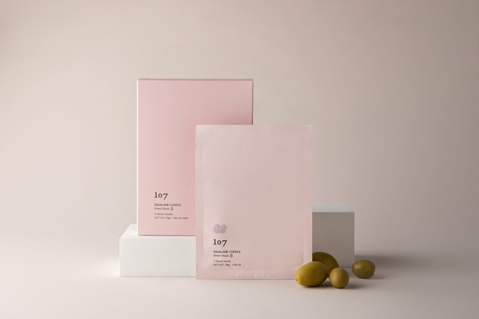 107 SQUALANE CUDDLE Sheet Mask (5 Sheets)