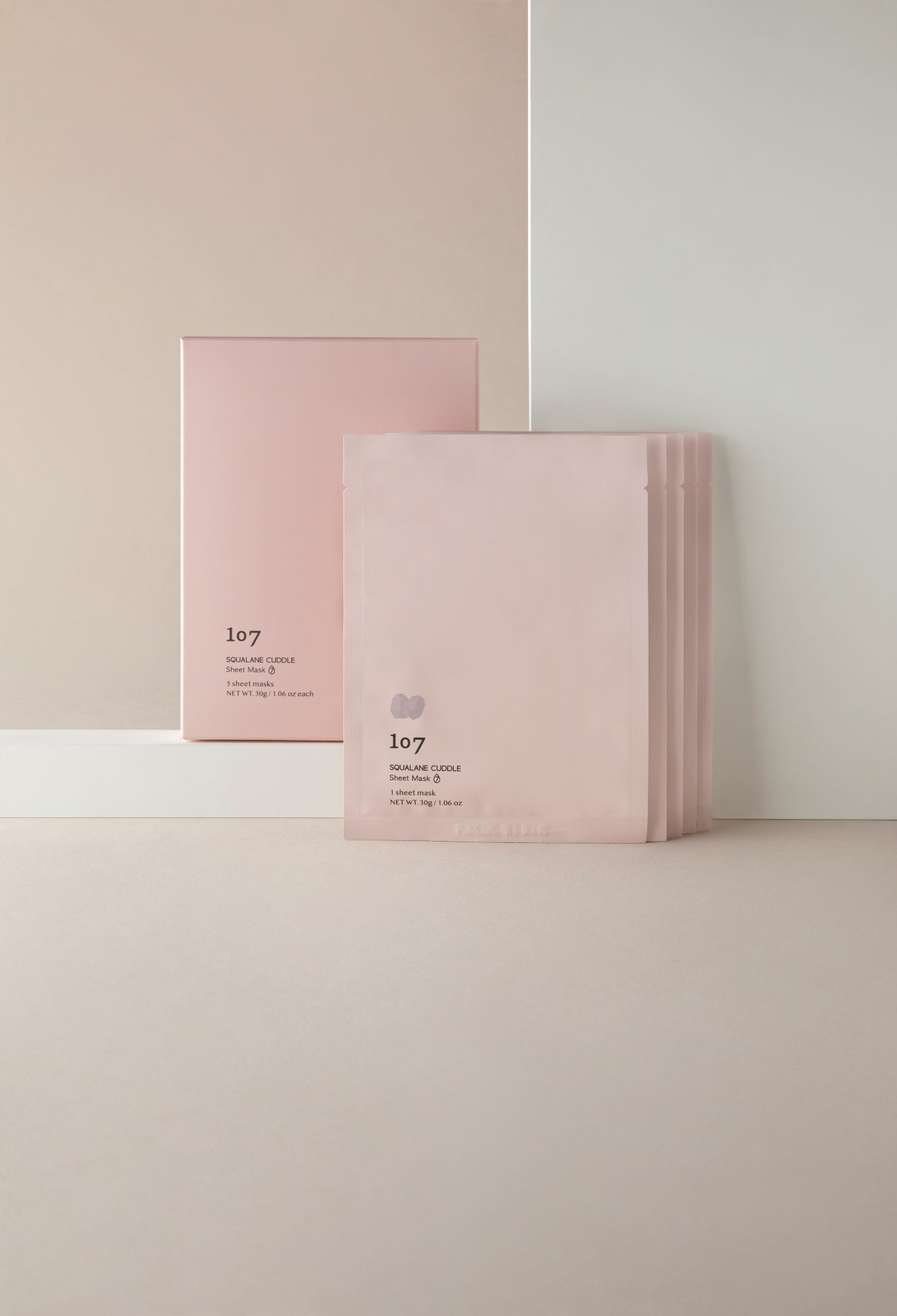 107 SQUALANE CUDDLE Sheet Mask (5 Sheets)