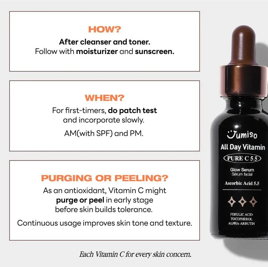 Jumiso All Day Vitamin Pure C 5.5 Glow Serum 30ml