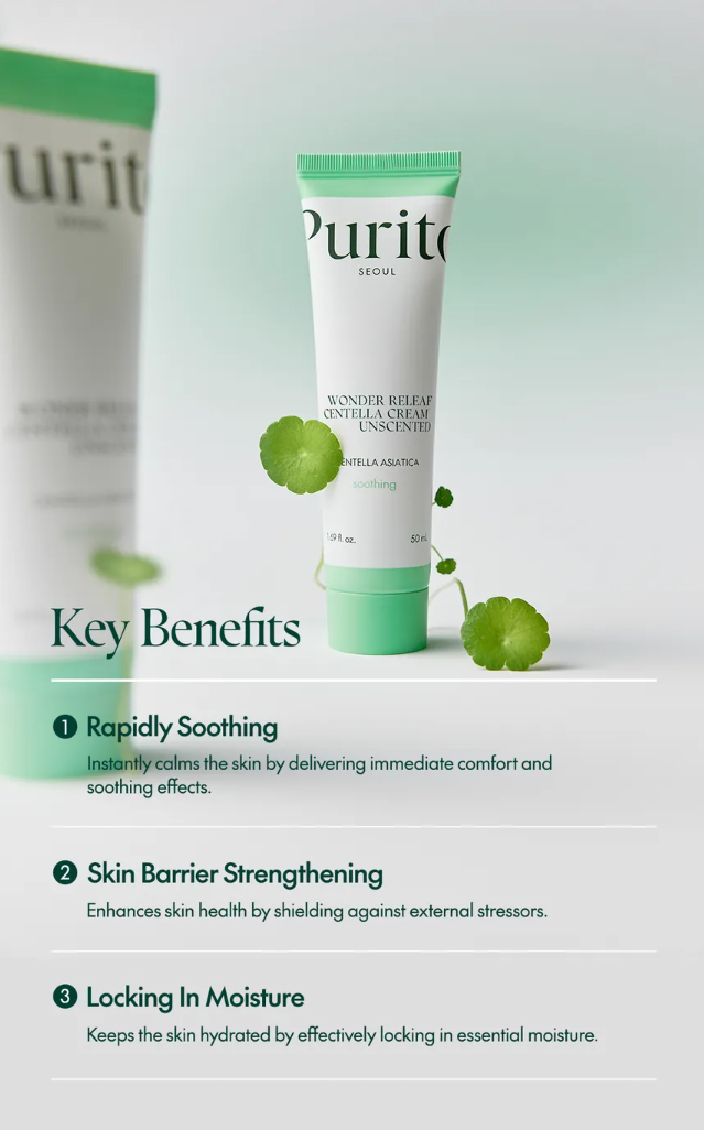 Purito Seoul Wonder Releaf Centella Cream Unscented