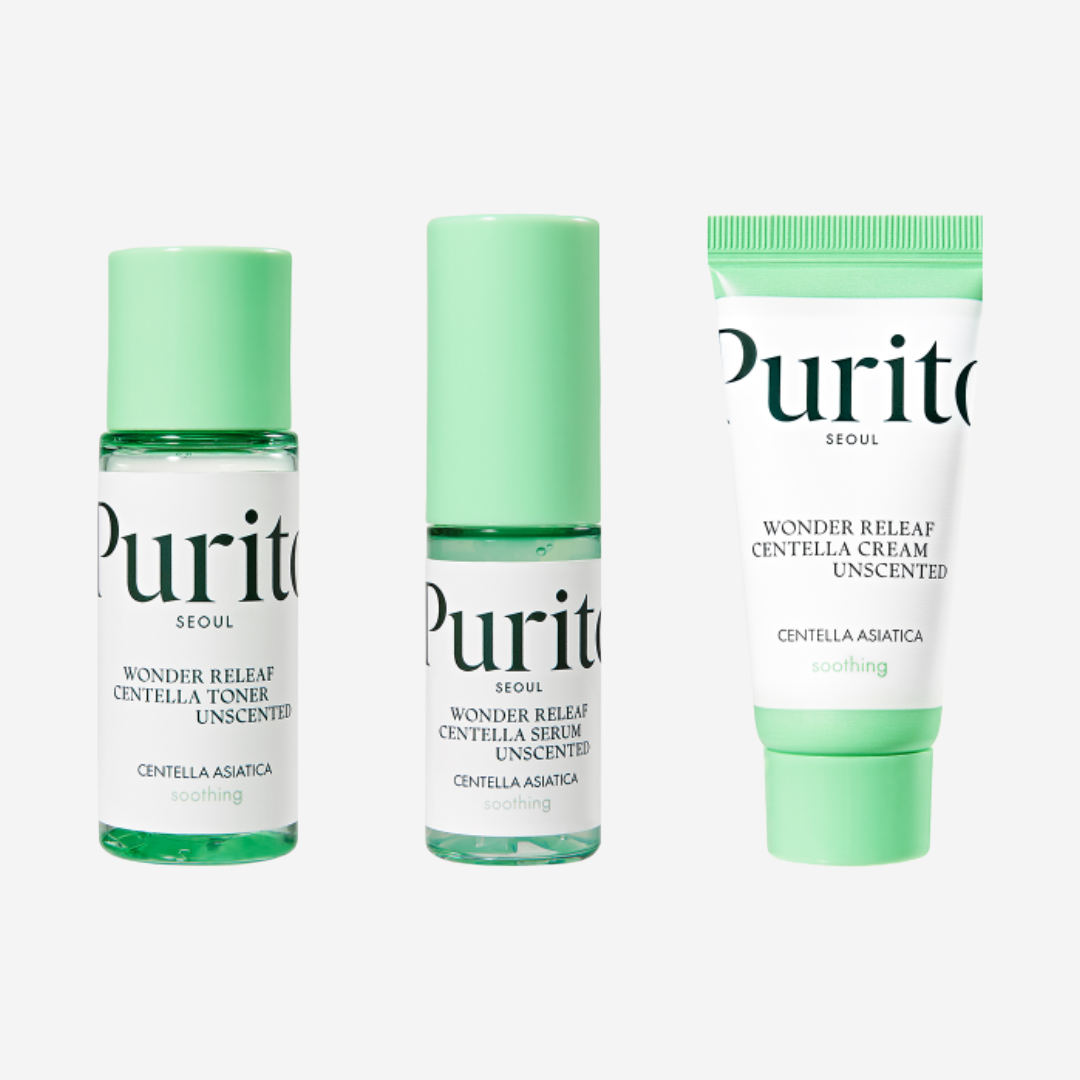 Purito Seoul Wonder Releaf Centella Mini Kit Unscented