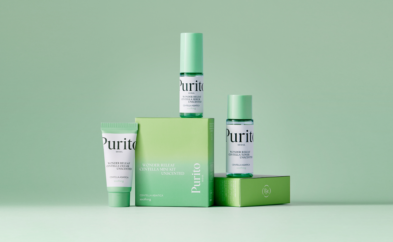 Purito Seoul Wonder Releaf Centella Mini Kit Unscented