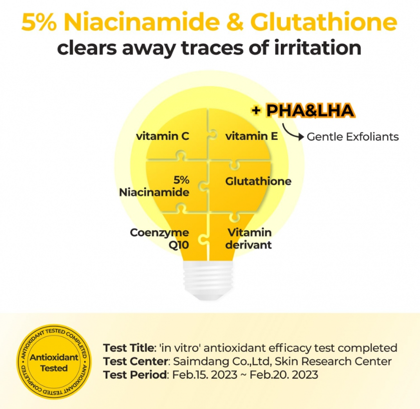 numbuzin No.5+ Vitamin-Niacinamide Concentrated Pad